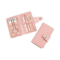 Kit Profissional De Manicure E Pedicure Feminino 7 Peças Ferramentas De Aço Inoxidável Estojo De Kit Profissional De Manicure E Pedicure Feminino 7 Peças Ferramentas De Aço Inoxidável Estojo De