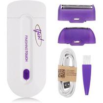 Kit profissional de remoção de pelos sem dor, depilador a laser, recarregável, usb, feminino, corpo, rosto, perna, biquí
