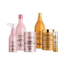 Kit Profissional Dyusar Golden 1L + Super Reconstruction