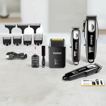Kit Profissional Kemei 3 Máquinas Completo