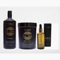 kit profissional ouro indiano GRANKÉRA shampoo 1L MÁSCARA 1KG e óleo de AMLA 60ml