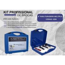 Kit profissional para furadeira múltipla 4 peças - 0289 - metali Kit profissional para furadeira múltipla 4 peças - 0289 - metali