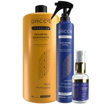Kit Profissional Protetor + Shampoo + Oil Reparador 3 Produtos - Dacca Professional