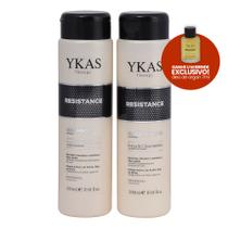 Kit Profissional Reconstruçao Intensa Cabelos Danificados 2 x 300 ml Ykas Resistance Kit Profissional Reconstruçao Intensa Cabelos Danificados 2 x 300 ml Ykas Resistance