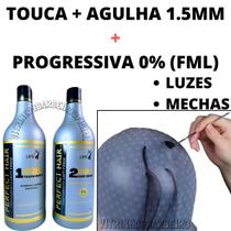 Kit Profissional Salão Touca P/ Luzes + Progressiva 0% FML” - Perfect Hair & Hairdo