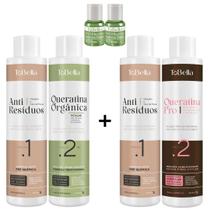 Kit Profissional ToBella Kit Progressiva Queratina Pro + Kit Queratina Orgânica + Brinde 4x1l