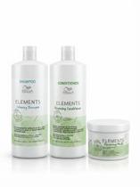 Kit Profissional Wella Elements Completo Vegano Shampoo 100ml Condicionador 1000ml Máscara 500 ml Hidratação Intensa Brilho Kit Profissional Wella Elements Completo Vegano Shampoo 100ml Condicionador 1000ml Máscara 500 ml Hidratação Intensa Brilho