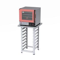 Kit Progás Forno Turbo Elétrico Prp-004 Plus 110V Rosa + Bancada Mes-004 Kit Progás Forno Turbo Elétrico Prp-004 Plus 110V Rosa + Bancada Mes-004