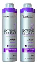 Kit Progress Italian Beauty Extreme Blond No Waves S/ Formol