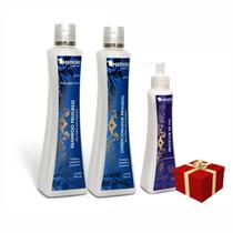 Kit Progress Shampoo + Condicionador + Protetor Fios Midori