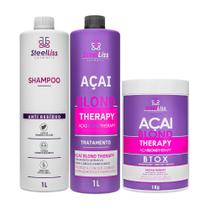 Kit Progressiva Açai Blond Matizadora + Btox Açai Blond
