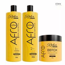 Kit Progressiva Afro Coffee 500ML + Botox Afro Coffee 500g Rofer Profissional Kit Progressiva Afro Coffee 500ML + Botox Afro Coffee 500g Rofer Profissional