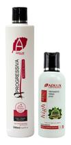 Kit progressiva alisamento natural adlux terapia alto impacto liso perfeito e finalizador