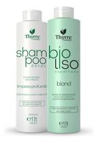 Kit Progressiva Bioliso Espelhado Blond 1l Thyrre