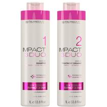 Kit Progressiva Escova Impact 3 Duo Italian Beauty Organico Kit Progressiva Escova Impact 3 Duo Italian Beauty Organico