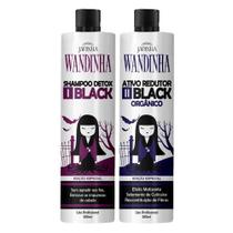 Kit Progressiva Escova Orgânica Wandinha Black Japinha 300ml Japinha Cosméticos