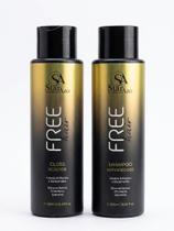 Kit progressiva free hair shampoo e gloss redutor