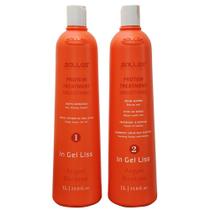 Kit Progressiva In Gel Liss Argan E Biotina Salles 2X1000Ml