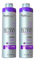 Kit Progressiva Italiana Escova Progress Extreme Blond Fit