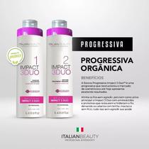 Kit Progressiva Italiana Impact 3duo Escova Tratamento Capilar 2lt