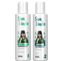 Kit Progressiva Japonesa Alisamento Organico 600 Ml Terapia