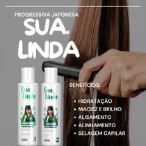 Kit Progressiva Japonesa Liss Organic 600 Ml Alisamento Capilar