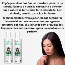Kit Progressiva Japonesa Liss Organic 600 Ml Alisamento e Tratamento Kit Progressiva Japonesa Liss Organic 600 Ml Alisamento e Tratamento