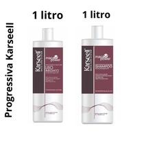 Kit Progressiva Karseen 1L Liso Imediato Original (Shampoo + Gloss)