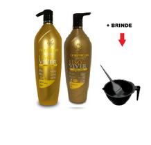 Kit Progressiva Liso Viver Gloss E Shampoo 1l Oriente Life