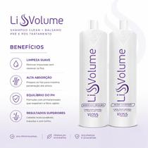 Kit Progressiva Liss Volume Alisamento Detok Organico