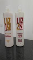 Kit Progressiva Lizzi Coco 1 L Shampoo Antirresíduos 1 L Kit Progressiva Lizzi Coco 1 L Shampoo Antirresíduos 1 L