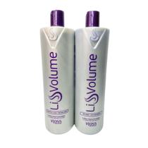 Kit Progressiva Matizadora Liss Volume Vloss Shampoo 1L+Ativo Balsamo 1L