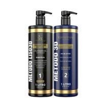 Kit Progressiva Método 3D Ativo Redutor e Shampoo 1L Profissional Kerastinni Sem Formol