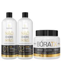 Kit Progressiva Não Chore Mais 1l + Botox Boratx 1Kg Redutor de Volume - Borabella