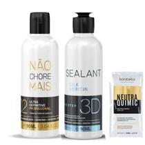 Kit Progressiva Não Chore Mais e Selagem Borabella 90ml