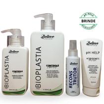 Kit Progressiva Orgânica 1L + Reconstrutor 100ml + Acidificante pH Help 200ml Kit Progressiva Orgânica 1L + Reconstrutor 100ml + Acidificante pH Help 200ml