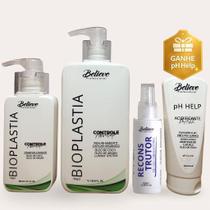 Kit Progressiva Orgânica 1L + Reconstrutor 100ml + Acidificante pH Help 200ml Kit Progressiva Orgânica 1L + Reconstrutor 100ml + Acidificante pH Help 200ml