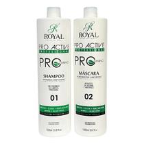 Kit Progressiva Pro Active Protanino Orgânica Royal - Sem Formol - 2x1lt