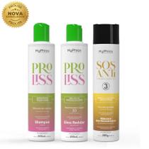 Kit Progressiva Proliss 3d 2x300ml + Sos 300g Myphios Kit Progressiva Proliss 3d 2x300ml + Sos 300g Myphios