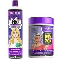 Kit progressiva proliss blond 1l + mytox blond 1kg myphios