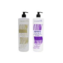 Kit Progressiva Realinhamento Gold Free Blond 1lt Souple Liss Kit Progressiva Realinhamento Gold Free Blond 1lt Souple Liss