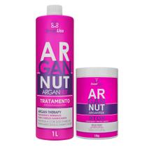 Kit Progressiva Redutora + Botox Argan Nut Alisamento 100% Kit Progressiva Redutora + Botox Argan Nut Alisamento 100%
