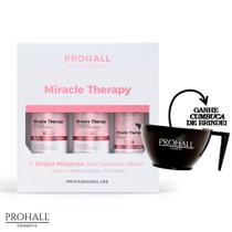 Kit Progressiva sem Formol Miracle Therapy Prohall +Cumbuca