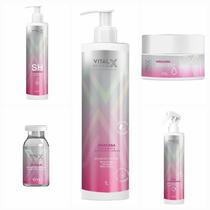 kit progressiva sem formol organica alisamento de salao profissional completa com shampoo progressiva mascara ampola e protetor termico
