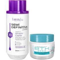 Kit Progressiva Semi Definitiva Máscara 300ml + Botox BTX Zero 150g Forever Liss