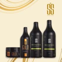 kit Progressive Ecologic 100% orgânica, shampoo & Máscara Gold SS