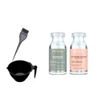 Kit Prohall Ampola Biomask Hidrata + Extreme Nutre +cumbuca