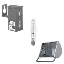 Kit projetor aluminio com lampada metálica 400w e reator externo Kit projetor aluminio com lampada metálica 400w e reator externo