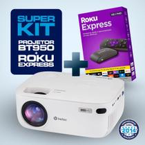 Kit Projetor Betec BT950 3200 Lumens Full HD + Roku Express Smart Wifi - Betec Brasil