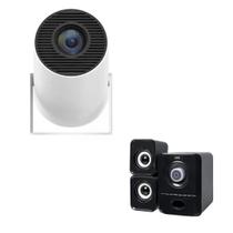 Kit Projetor HY300 Home Theater Som Potente Imagem HD Aproveite Oferta Limitada